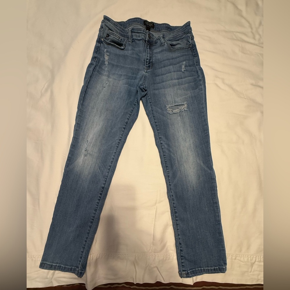 Judy Blue Light Wash Straight Leg Jeans